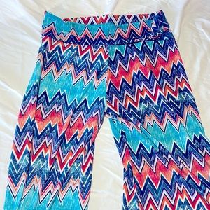 Colorful Chevron flowy (palazzo) pants